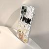 For iPhone 17 15 Pro Max Cases iPhone 11 12 13 ProMax 14 16 Plus 8 XS XR Shockproof Cover Amore Romantic Cowgirl Text Girl Case