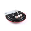 2 Teile/satz Rot/Schwarz Super Laute Kompakte Elektrische Blast Tone Air Horn Kit 12V 115DB für Motorrad auto