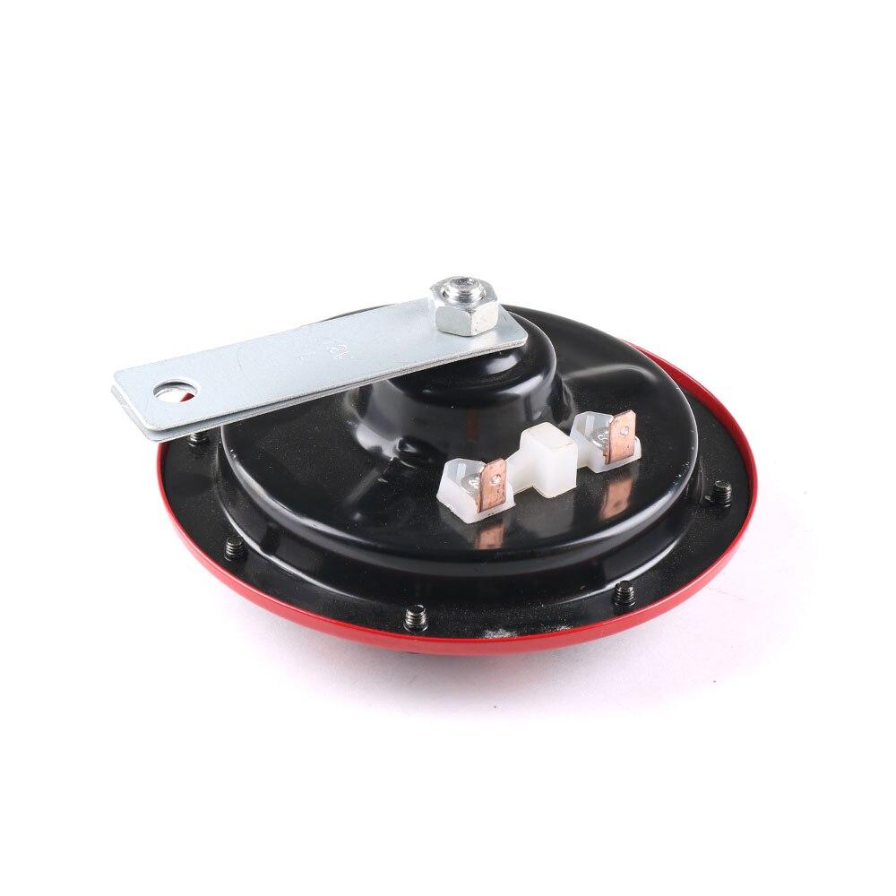 2 Teile/satz Rot/Schwarz Super Laute Kompakte Elektrische Blast Tone Air Horn Kit 12V 115DB für Motorrad auto