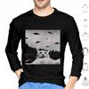Believe Me Bro Funny Cat Hoodies Long Sleeve Cats Cat Funnylooking Threadweird Meme Weird Funny Ufo Selfie Onthis