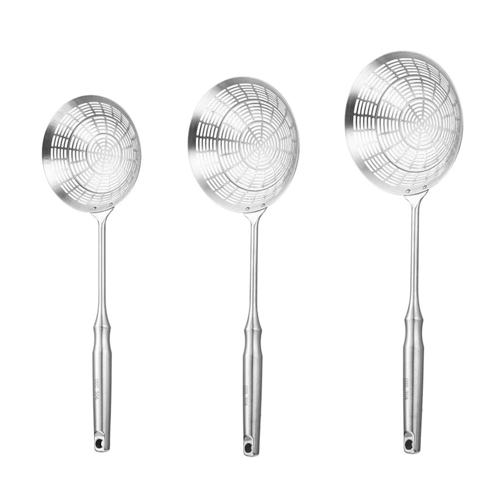 Premium 304 Nonrust Steel Slotted Spoon Strainer Cooking Skimmers Tool Perfect For Hot Pot Noodles And Deep Fryers Use