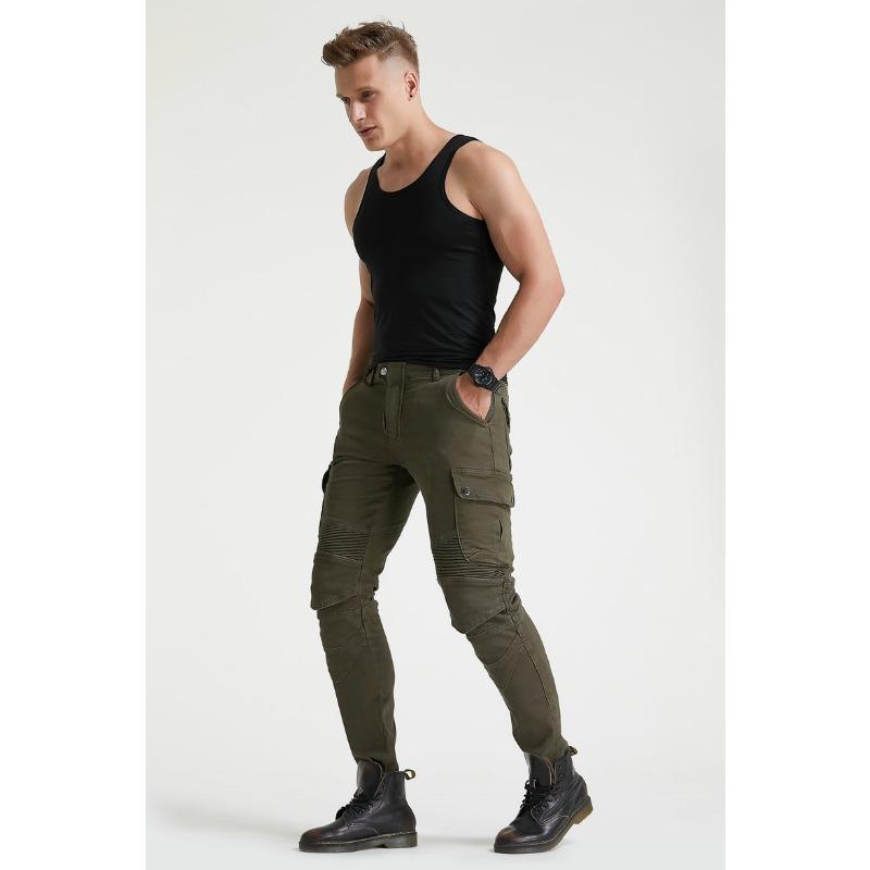 Vendita all'ingrosso del produttore jeans da moto uomo e donna anti-caduta pantaloni per moto Kevlar resistenti all'usura pantaloni da ciclismo da corsa