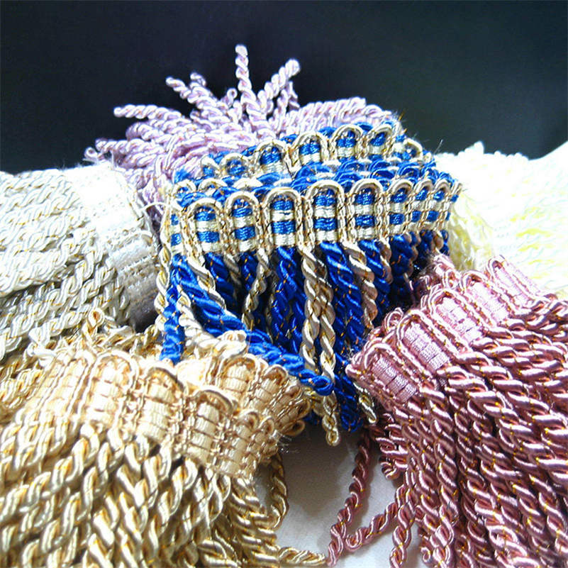 11.5 Meter Big 8cm Fringe Tassel Trim Upholstery Curtain Lamp Trimmings Bag Costum Trims