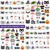 Halloween Party Photo Booth Decor 30pcs Paper Props For Festive Events