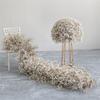 Uflower 5D Artificial Wisteria Flower Hanging Decorations for Wedding Banquet Event Party Floral Backdrop Prop Flower Row