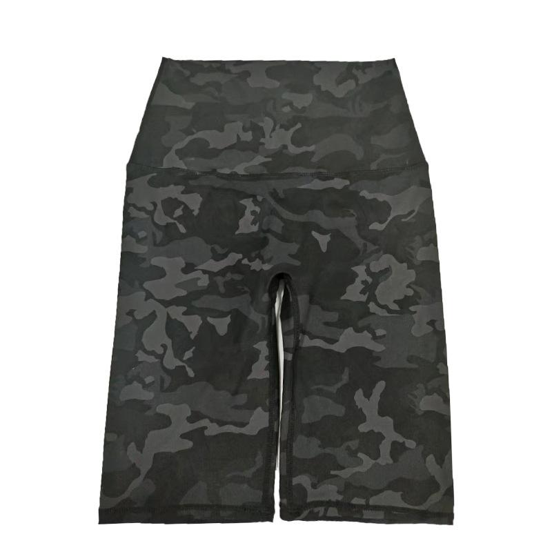 Sports Shorts, Yoga Five-point Pants, Women's High Waist, Hip Lift, Tight Body Wear, Fitness Pants, Running Cycling Pants, Nylon