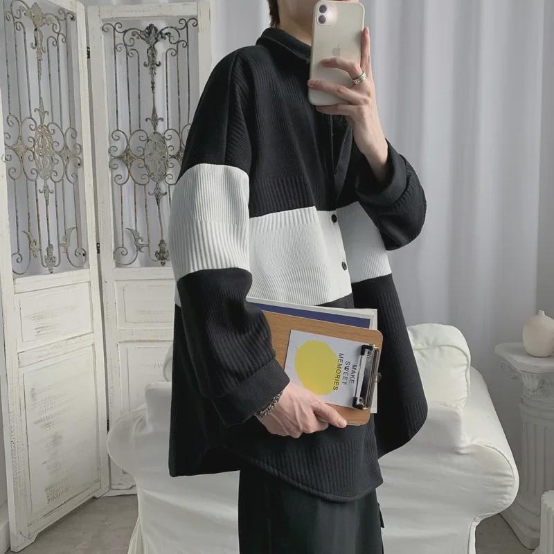 Herren Trendige Strickjacke im Hongkong-Stil - Locker, Schicker Frühling & Herbst Mantel 2023