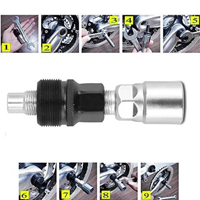 Practical  Bicycle Bikes Crank Wheel Extractor Bottom Bracket Cycling Crankset Pedal Remover Repair