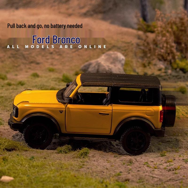 

CH554073 Ford Bronco Внедорожный литой модель автомобиля: Игрушка с инерционным механизмом и открывающимися дверями