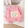 Crewneck Sweatshirt for Girls Featuring a Magical Unicorn Design, Suitable for Machine Washing