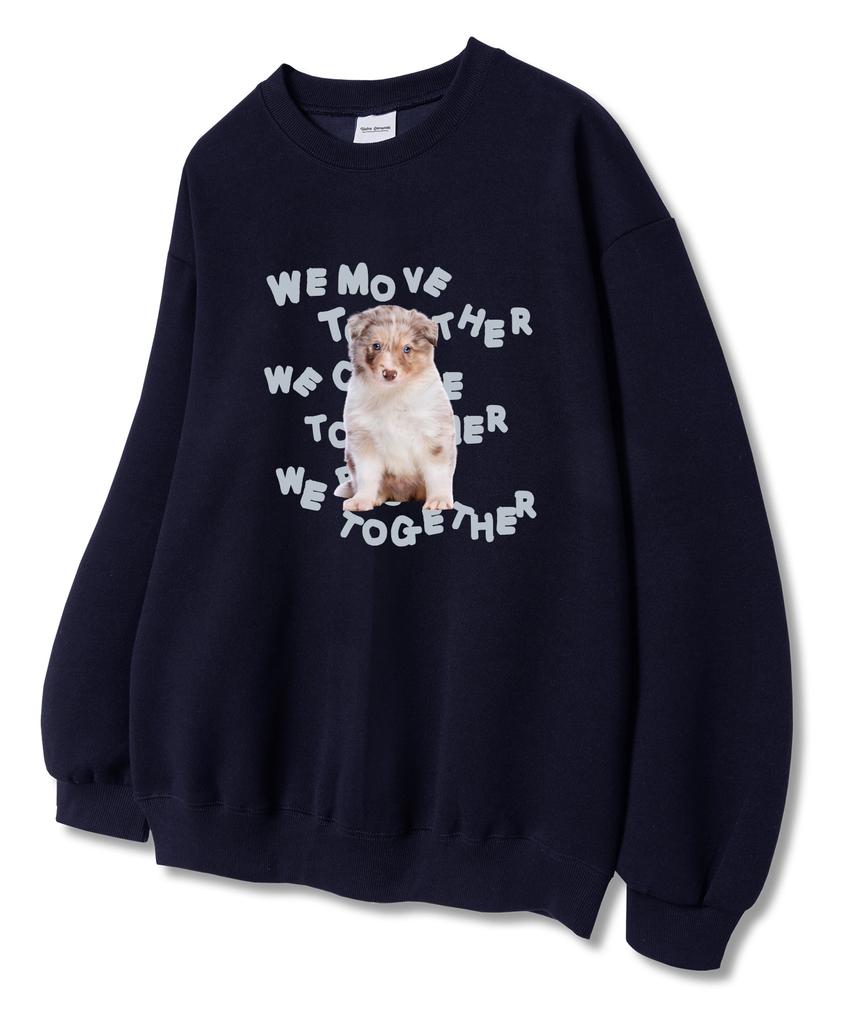 UNION GARMENTS Wemovedog Terry Sweatshirt Navy