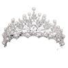 Braut Silber Große Krone Neu Hochzeit Haarschmuck Hochzeitskleid Zubehör Europäische Geburtstag Tiara Krone