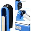 Macchina Sigillatrice a Impulsi 200 mm, Sigillatrice Termica Manuale Portatile per Sacchetti in Plastica PE PP PVC - 8 Impostazioni di Temperatura, Fusibile di Sicurezza Integrato, Indicatore Luminoso