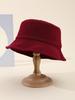 Women's Retro Autumn Winter Hats Corduroy Bucket Hat Outdoor Casual Style With Sunshade For Cold Weather New Foldable New