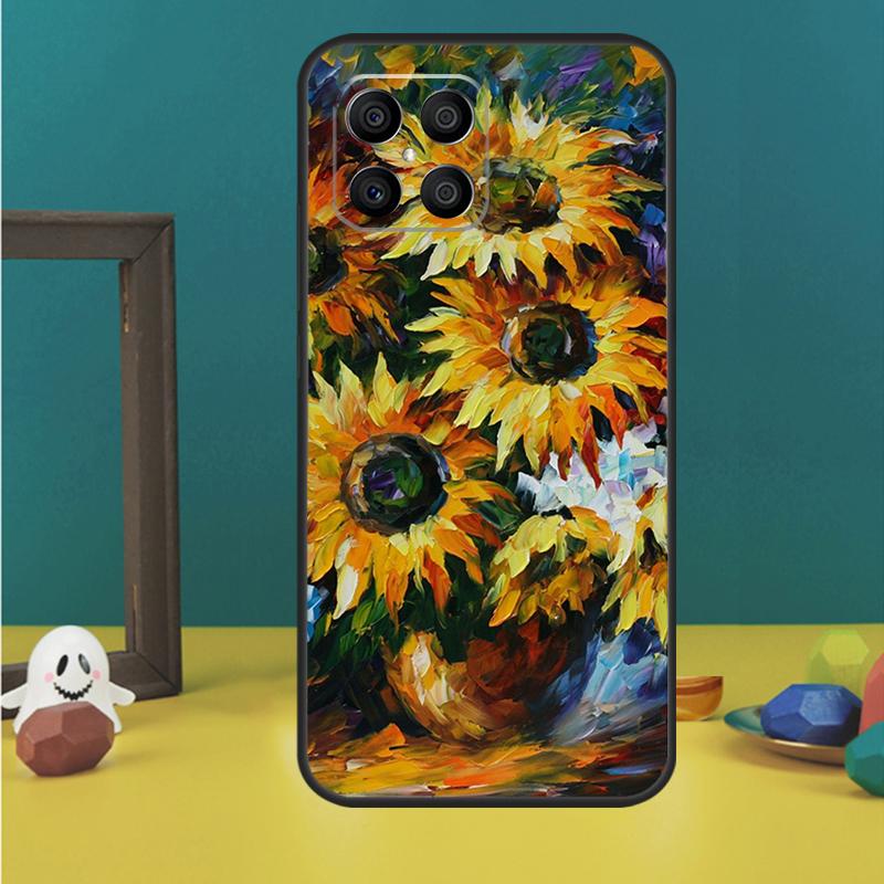 Oil Painting Boho Flower Art Case For Honor 200 Pro X9b X9a X8b X8a X8 X9 X9c 50 70 90 Lite Honor Magic 5 6 7 Pro Cover
