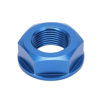 Dado Assale Ruota Posteriore Moto M20xP1.5 Alluminio Sostituzione per Yamaha YZ125YZ250 1999?2021Blu