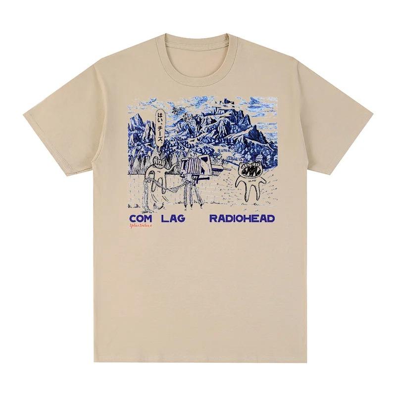 Radiohead North American Tour Rock Boy TShirt Mens HipHop Street 100 Cotton TShirt New Style TShirt Womens Top S