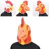 Kids Chicken Face Mask Latex Animal Headgear For Holiday Events And Parties