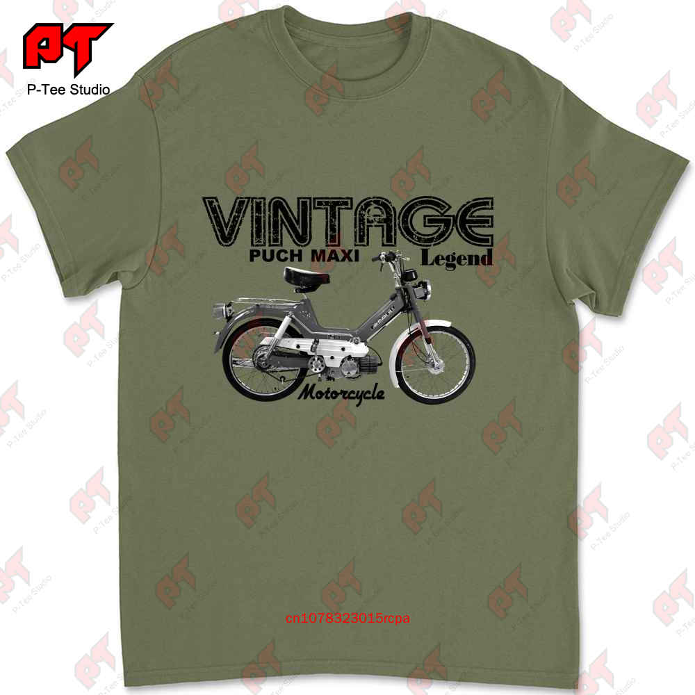

Puch Maxi Vintage Motorcycle Classic Bike Tshirt DC1Z 4XL