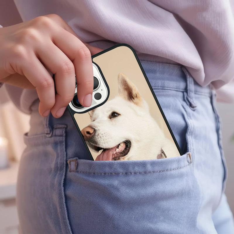 Cute Dog Phone Case For iPhone 17 Air 15 16e 14 13 Pro Max Coque 12 11 Pro Max PLUS Cover