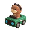Cartoon-Autos, Kinder Spielzeug Figur Reibungsspielzeug Kein Akku Schieben Los Gleitende Fahrzeuge für Alter 1-3, Spaß für Babys für Feinmotorik