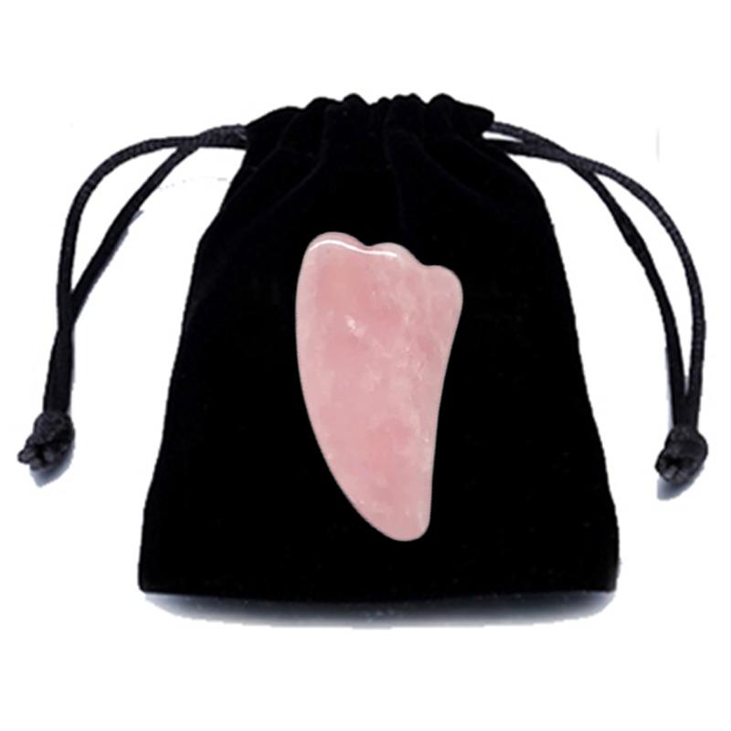Rose Quartz Gua Sha Board Natural Jade Gouache Scraper Massager Facial Lifting SPA Acupuncture Skin Care Anti-Aging Beauty Tool