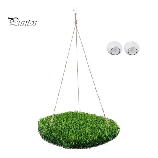 

Гамак для рептилій з регульованою мотузкою Штучне підвісне ліжко Килимок-гойдалка для маленьких тварин Платформа для лазіння Іграшка для ящірок Бородаті дракони Хамелеони Хом яки Round