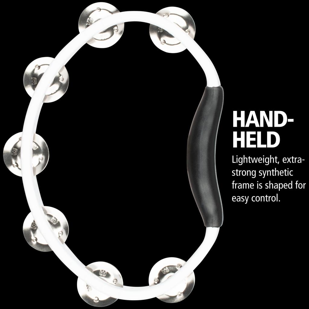 MEINL Percussion Headliner Series Hand Held ABS Tambourine HTWH []