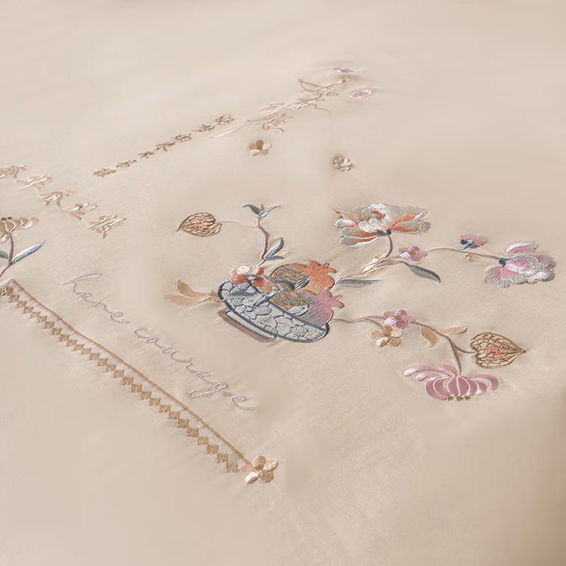 FIRS Tencel Embroidered Mulberry Silk Quilt