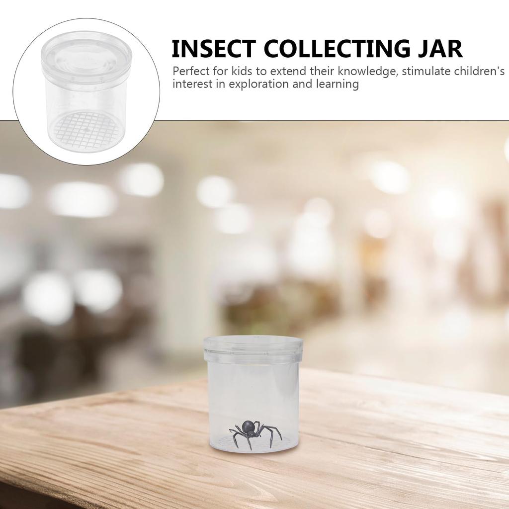 LEDMOMO Malá klec na hmyz 6 kusů Lupa Pozorovatel hmyzu Pouzdro na hmyz s lupou Krabička Lupa Mikroskop Lupa Lupa Průzkum přírody