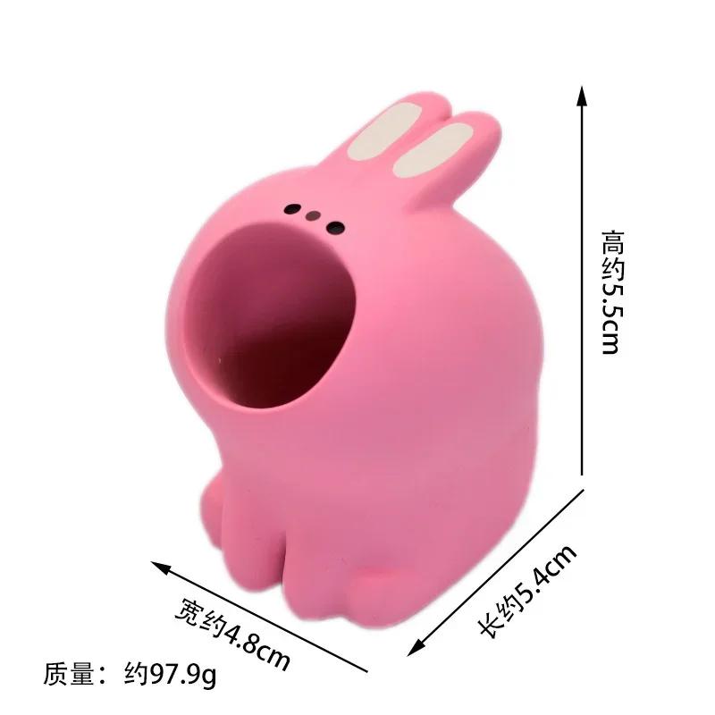 

Cartoon Resin Desktop Storage Ornaments Desktop Paperclip Jewelry Stationery Storage Pen Holder Nail Drill Bit Storage Holder