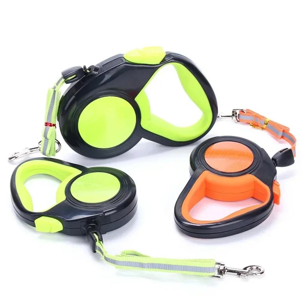 New Adjustable Durable 3/5/8m Retractable Dog Leash Roulette Collar for Small Big Dogs - Walking, Hiking, Bulldog Accessories