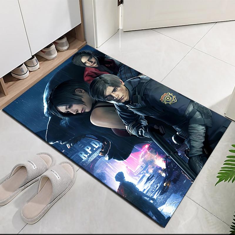 Resident Evil Printed Carpet, for Office Chair Living Room Bedroom Kitchen Room Decor Gifts.