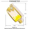 3pcs/Lot Stainless Steel Enamel Palm Flip Flop Shell Diy Charm Women Watermelon Strawberry Necklace Pendant Summer Ocean Jewelry