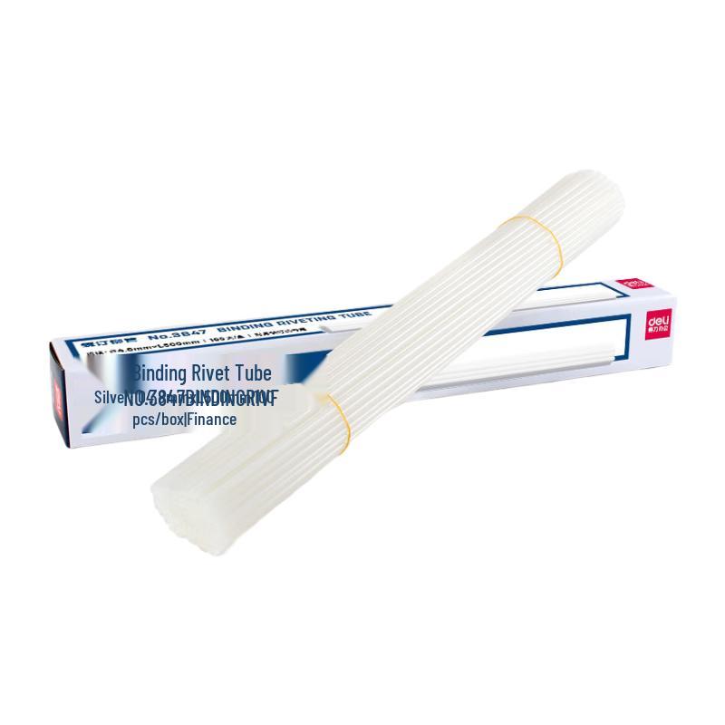 Deli Transparent Binding Rivet Tubes