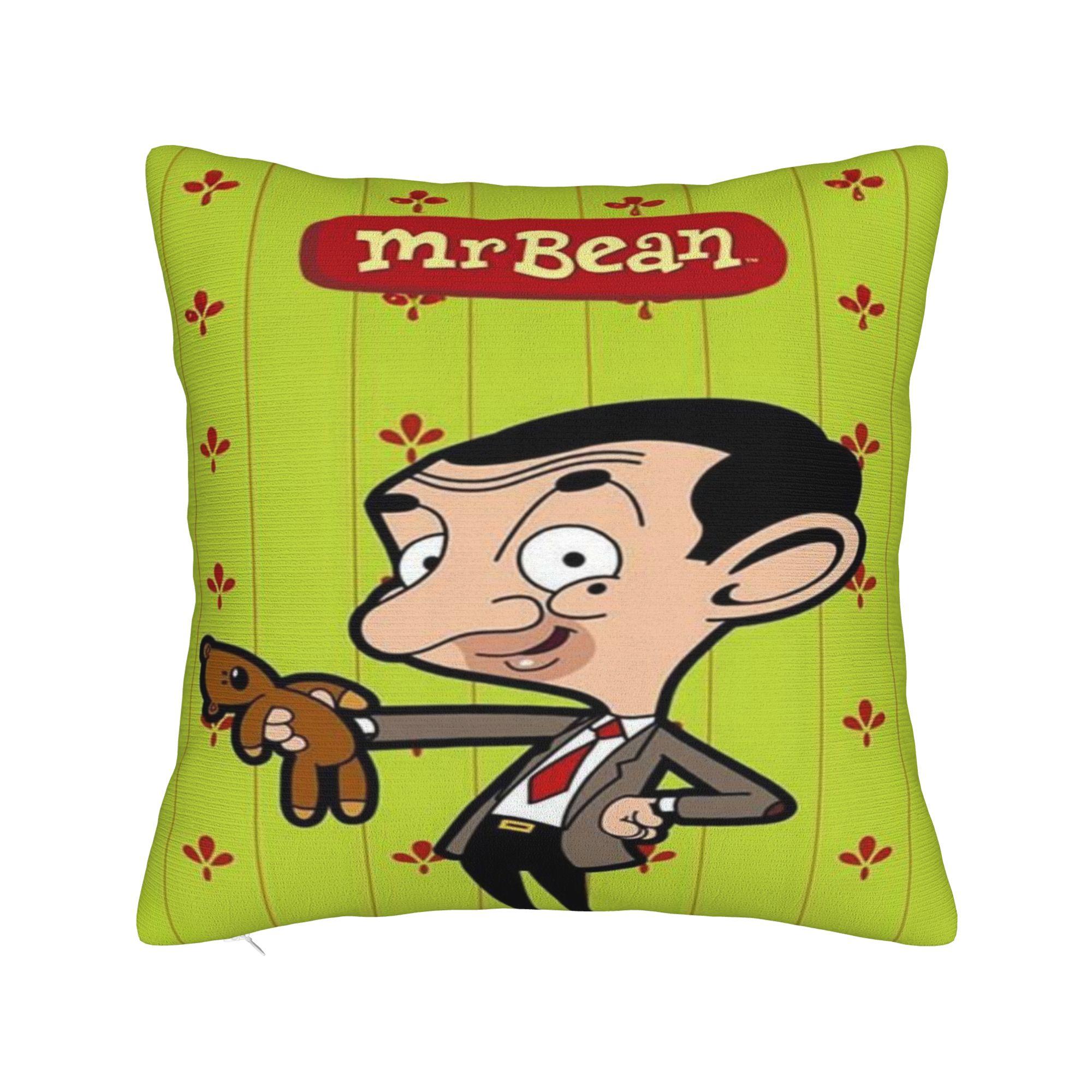 

mrbeanes Pillowcase Accessories Soft Cushion Cover Throw Pillow Cover Car Decorations Square Multiple Sizes 12x12in 30X30cm