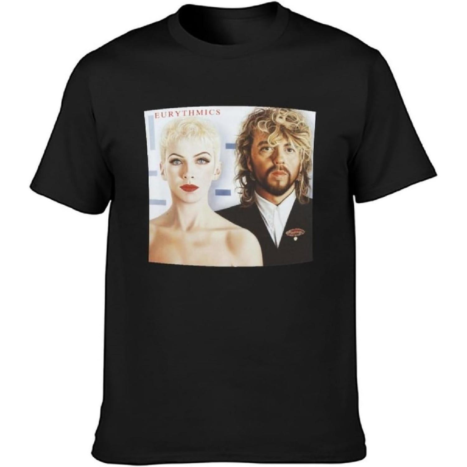 Eurythmics Revenge Винил CD Обложка Футболка Мужская Черные Футболки Унисекс Рубашка Черная S разноцветный
