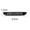 2PC 3D Metal EXCLUSIVE Side Fender Sticker Emblem Badge Car For Mercedes Benz W205 W213 C43 C63 C200 E300 E200 AMG Accessories LB4