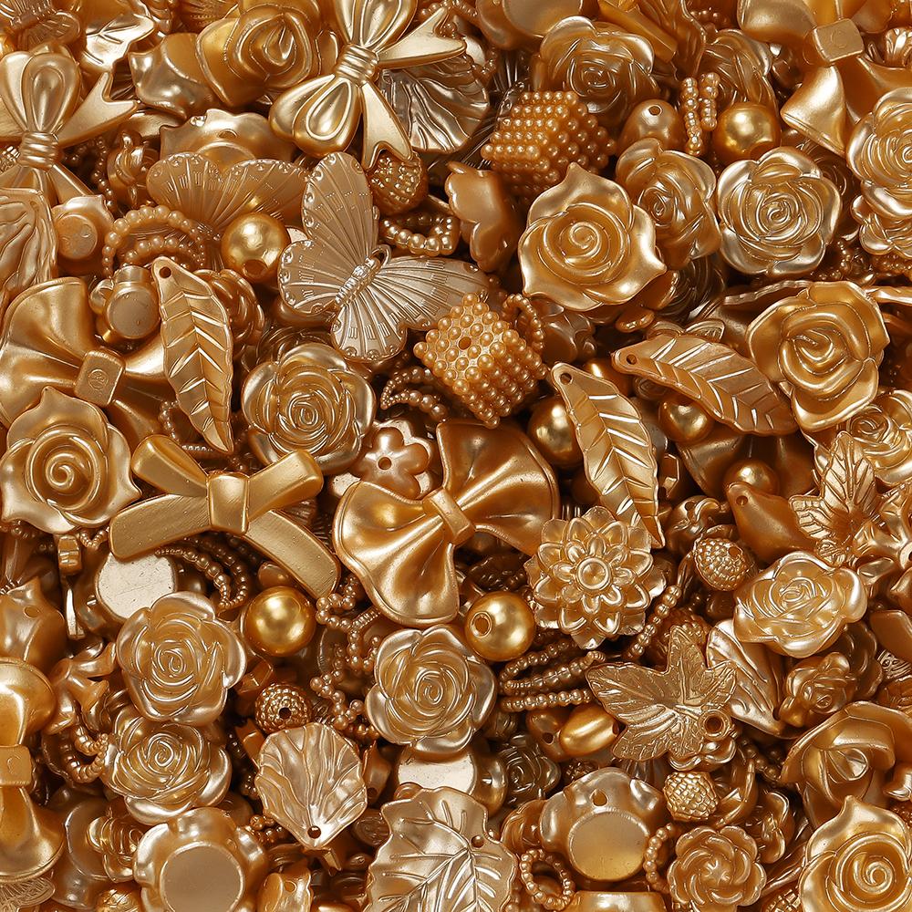 30g Colorful Mixed Butterfly Shell Acrylic Bead Loose Spacer Beads for DIY Necklace Bracelets Jewelry Making Accessories