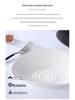 Irregularly Shaped Ceramic Salad Bowl for Restaurants - Deep Plate for French Desserts
