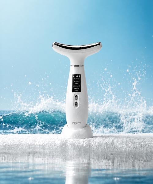 [Insidy] Neck Care Galvanic EMS Gua Sha Massager Beauty Device (INC-30)