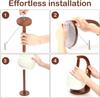 Wooden Yarn Holder Spinning Knitting And Weaving Auxiliary Tools Crochet Rotating Magnetic Thread Spool Wool Ball Winder Spinner