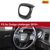 Carbon Fiber Center Steering Wheel Covers For Challenger Charger Durango SRT 15+