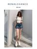2023 Sweet Retro High-Waist Slim Skirt & Hot Pants for Spring & Autumn