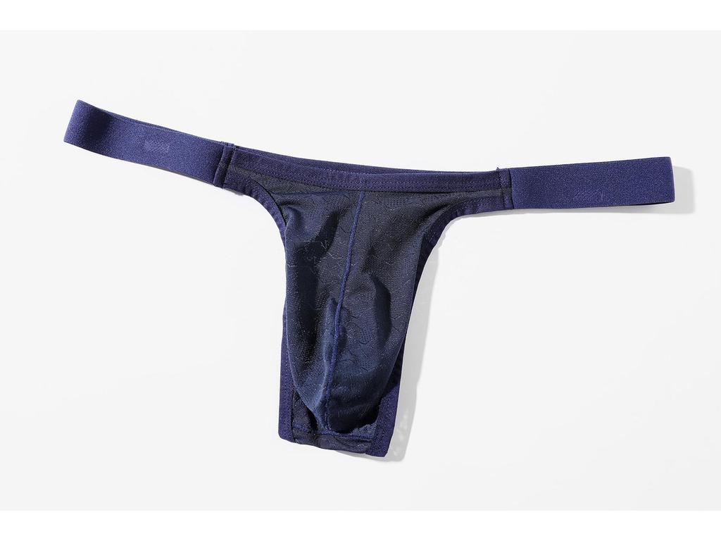 Pánské prodyšné tanga s nízkým pasem a U-kapsou pro zvýraznění