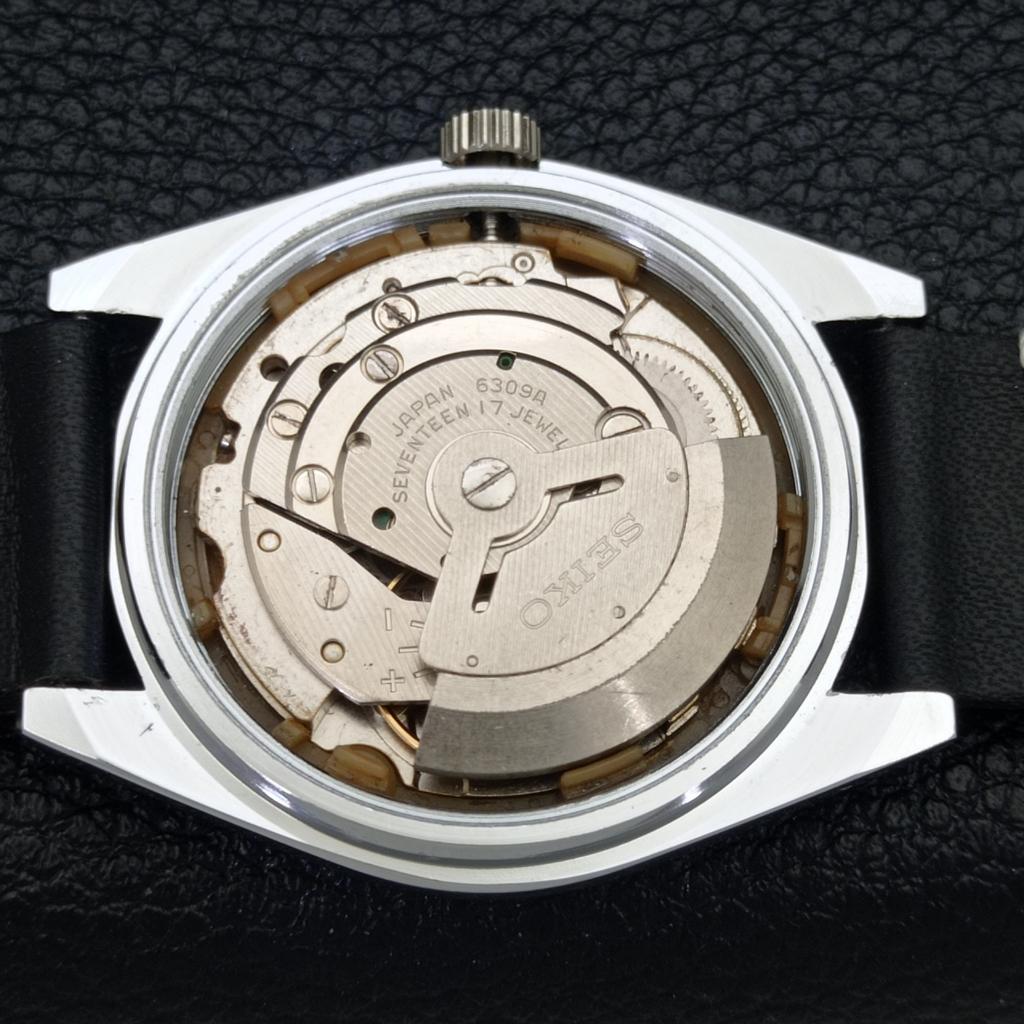 REFURBISHED JAPAN SEIKO 5 6309A AUTOMATIC MENS WHITE COLOR DIAL WATCH A440323-4 Sk-a440323