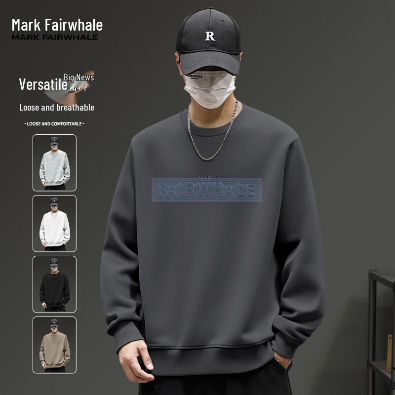 Mark Fairwhale Men's Heavyweight Graphic Crewneck Sweatshirt