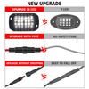 8Pcs RGB LED Rock Light Underbody Neon Kit APP+Remote Control For Jeep Truck SUV