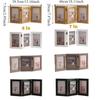 Triplex Frame Folding Photo Frame Rectangular Hinge Photo Frame  Living Room Decor