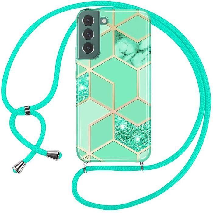 Coque de Protection - BOOLING - pour Samsung Galaxy S22 - TPU - Anti-Rayure - Turquoise